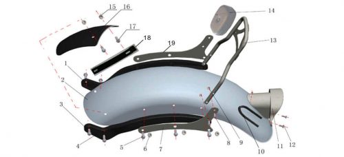 Diablo - Rear Fender