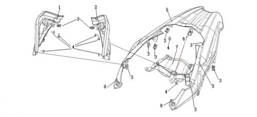 Maverick Upper Front Fender