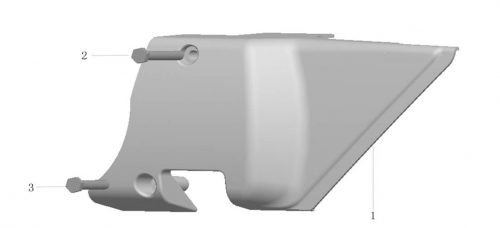 Left Rear Crank Case Cover 1