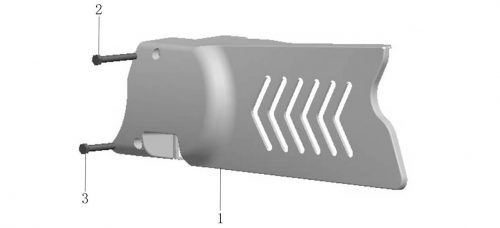 Left Rear Crank Case Cover 2