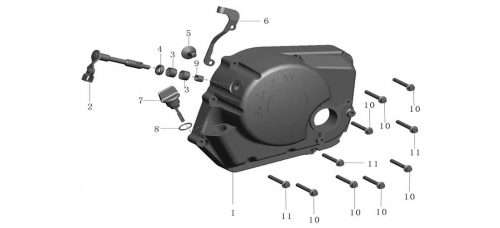 Right Crank Case Cover