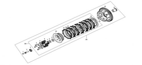 Engine 500 Clutch Assembly