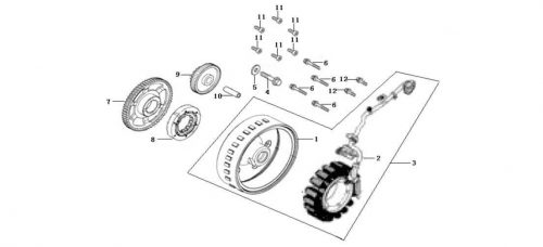 Engine 500 Generator Assembly