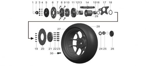 Prostreet Rear Wheel
