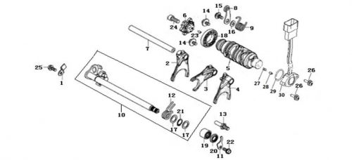 Spare Part Speed Control Mechanism