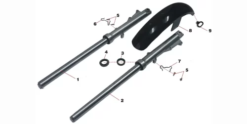 Front Forks & Fender