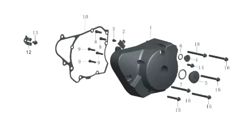 Left Crankcase Cover